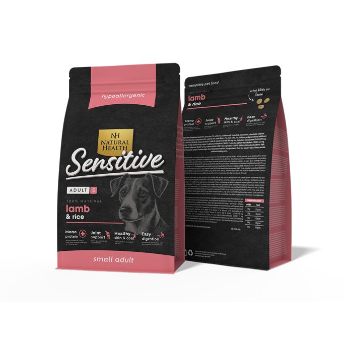 Natural Health Dog Lamb & Rice Small Bite.
