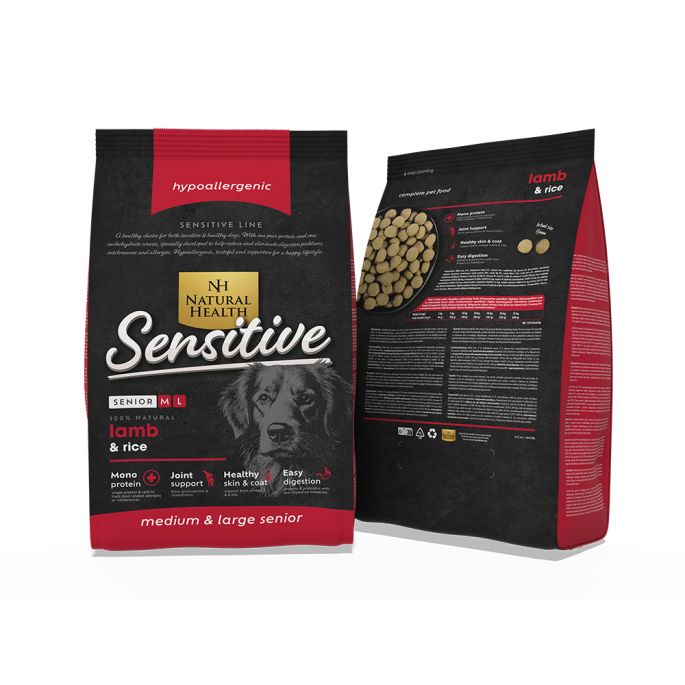 Natural Health hondenvoer lam en rijst Senior