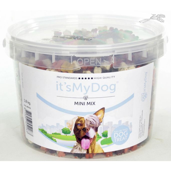 it's My Dog Treats Mini Mix XL Bucket 1.8 kg