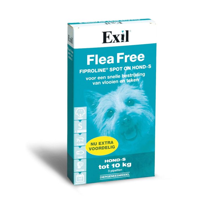 Flea Free Spot On Hond 3 Pipet