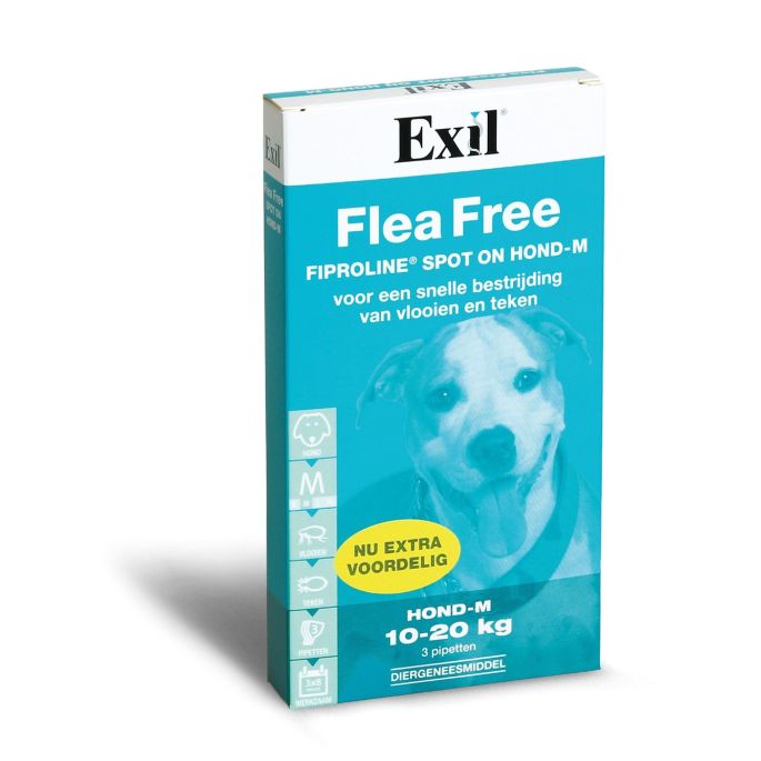 Flea Free Spot On Hond 3 Pipet