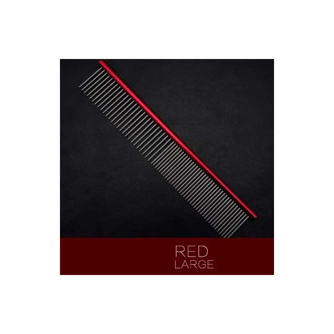 Kam rood groot 25 cm