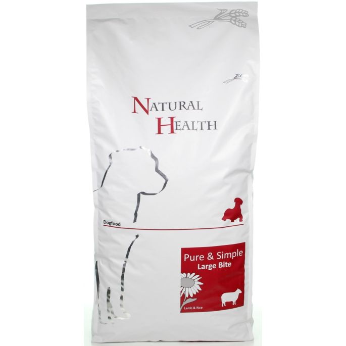 Natural Health Dog Lamb & Rice Adult Large Bites