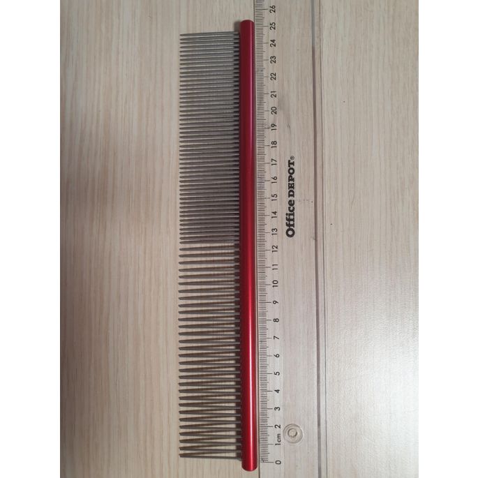 Kam rood groot 25 cm