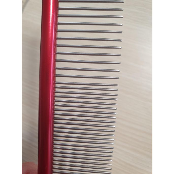 Kam rood groot 25 cm